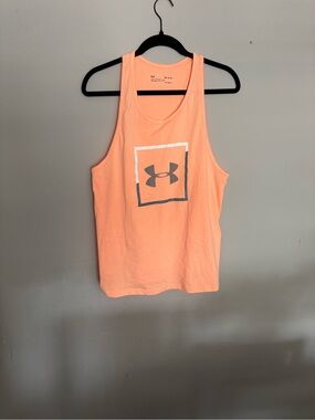 Under Armour Peach/Gray Logo Racerback Tank